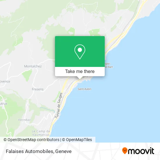 Falaises Automobiles map