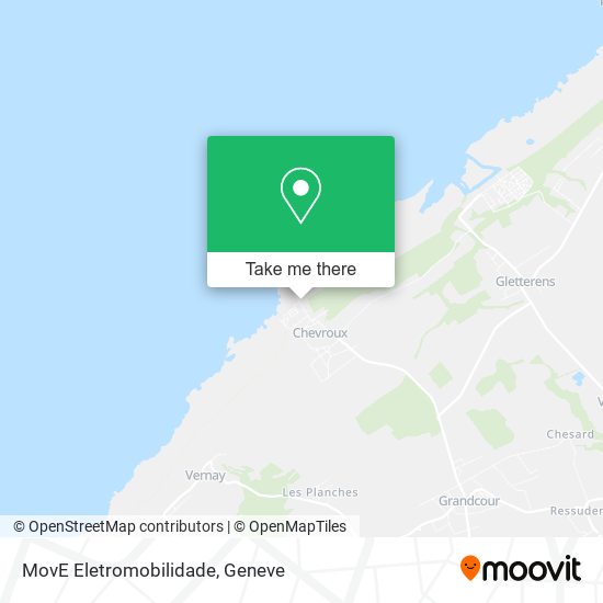 MovE Eletromobilidade map