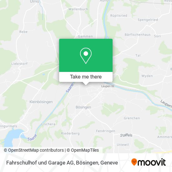 Fahrschulhof und Garage AG, Bösingen map