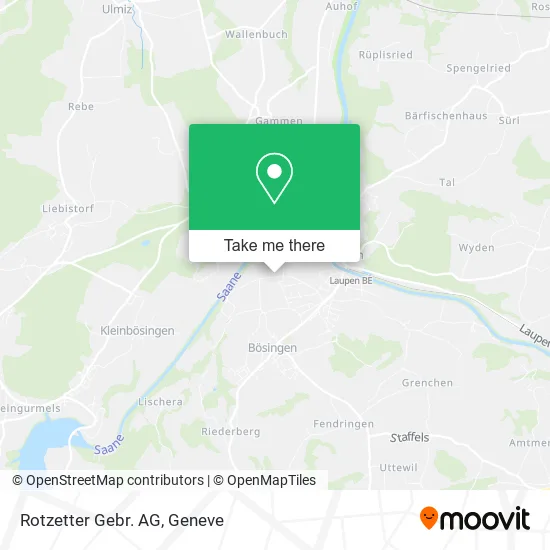 Rotzetter Gebr. AG map