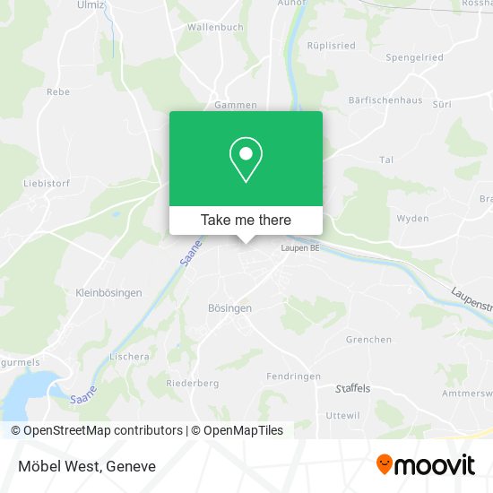 Möbel West map