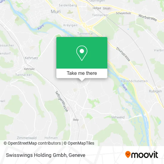 Swisswings Holding Gmbh map