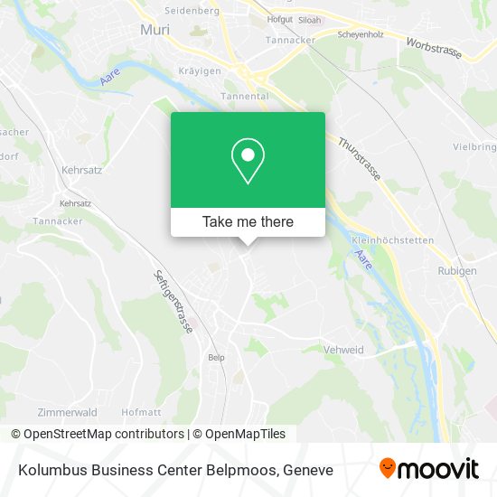 Kolumbus Business Center Belpmoos map