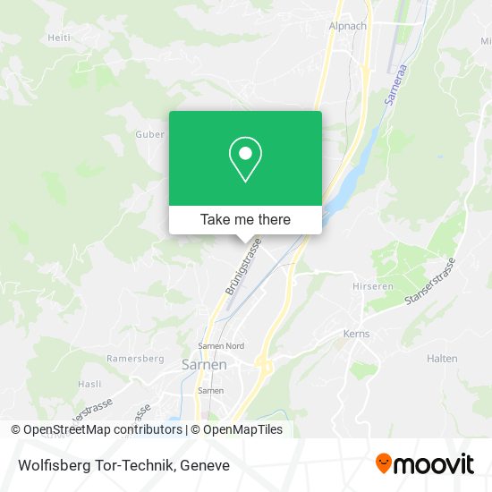 Wolfisberg Tor-Technik map