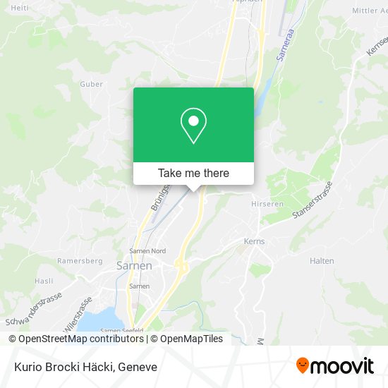 Kurio Brocki Häcki map