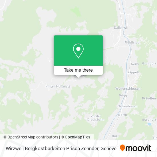 Wirzweli Bergkostbarkeiten Prisca Zehnder map