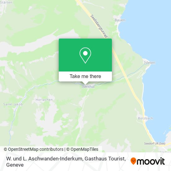 W. und L. Aschwanden-Inderkum, Gasthaus Tourist map