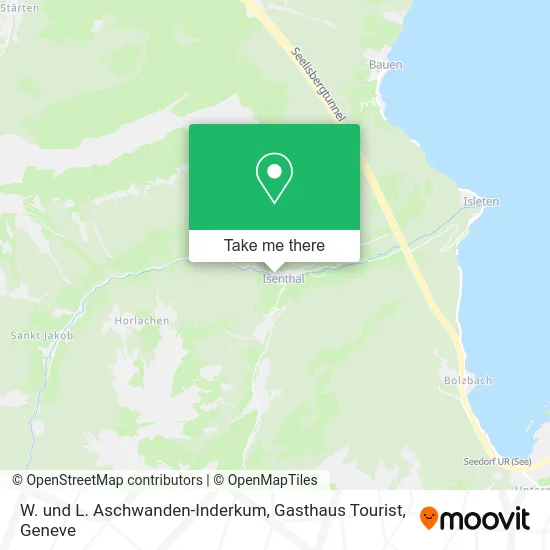 W. und L. Aschwanden-Inderkum, Gasthaus Tourist map