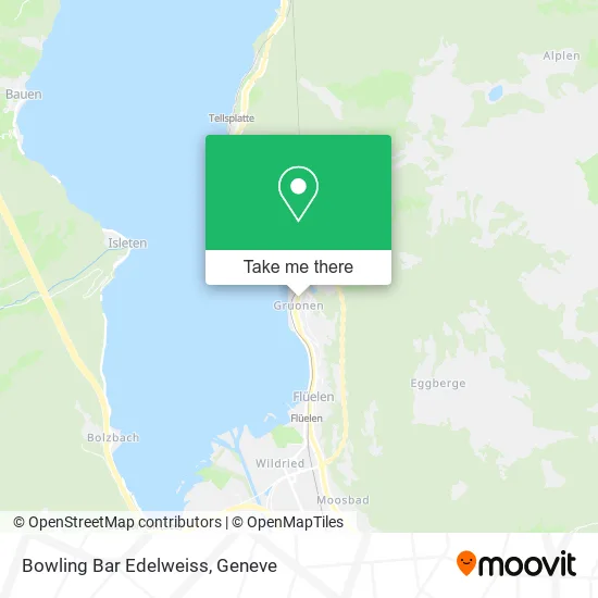 Bowling Bar Edelweiss map