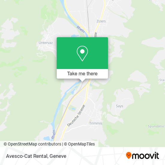 Avesco-Cat Rental map