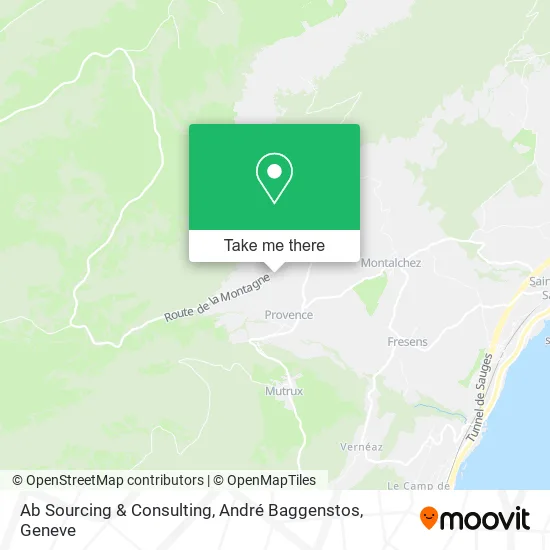 Ab Sourcing & Consulting, André Baggenstos map