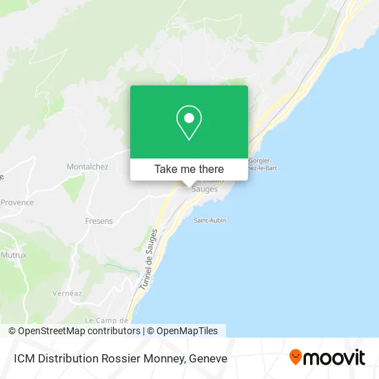ICM Distribution Rossier Monney map