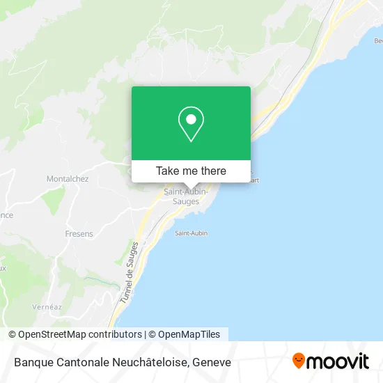 Banque Cantonale Neuchâteloise map