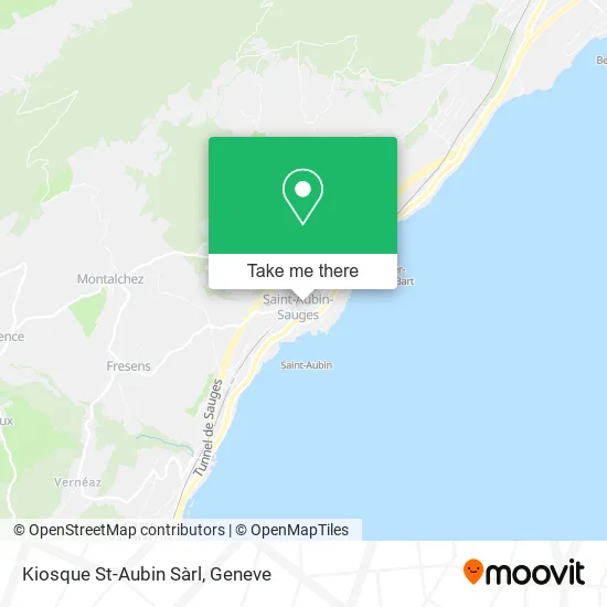 Kiosque St-Aubin Sàrl map