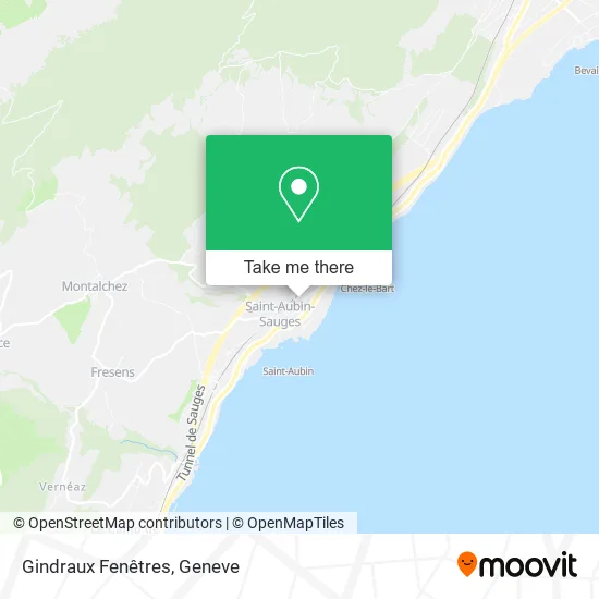Gindraux Fenêtres map