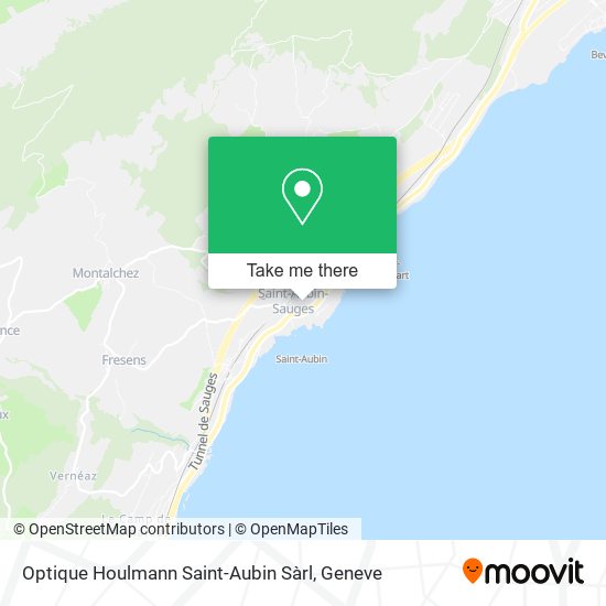 Optique Houlmann Saint-Aubin Sàrl map