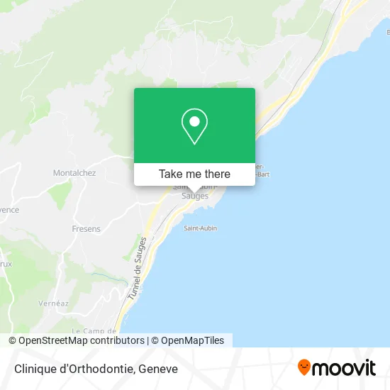 Clinique d'Orthodontie map