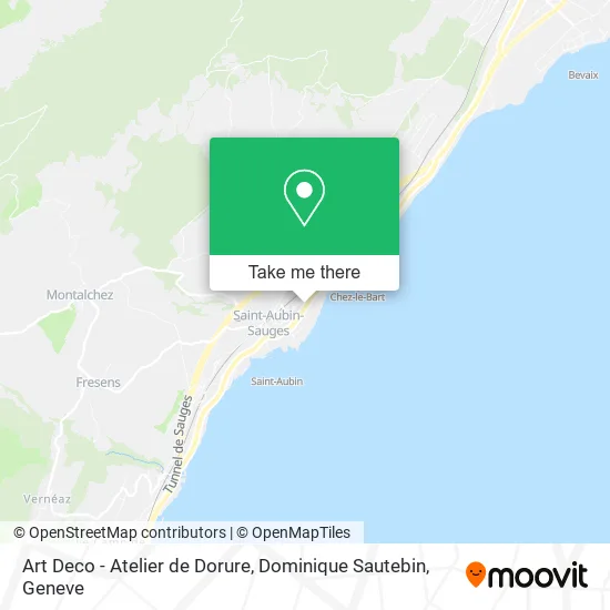 Art Deco - Atelier de Dorure, Dominique Sautebin map