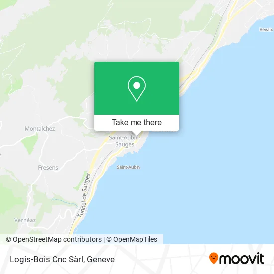 Logis-Bois Cnc Sàrl map