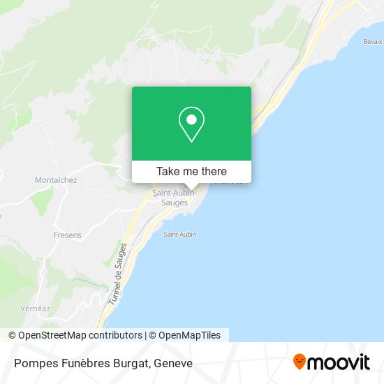 Pompes Funèbres Burgat map