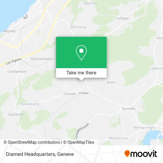 Diamed Headquarters map