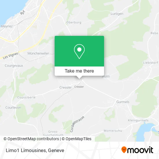 Limo1 Limousines map