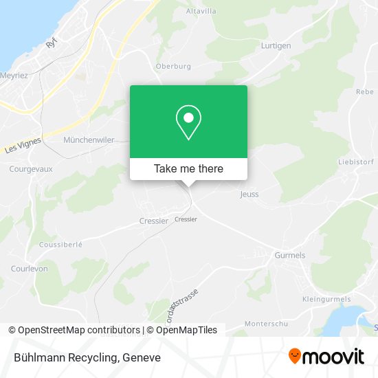 Bühlmann Recycling map