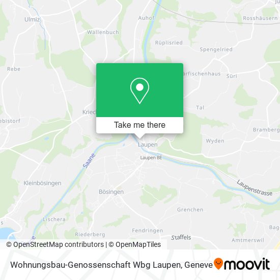 Wohnungsbau-Genossenschaft Wbg Laupen map