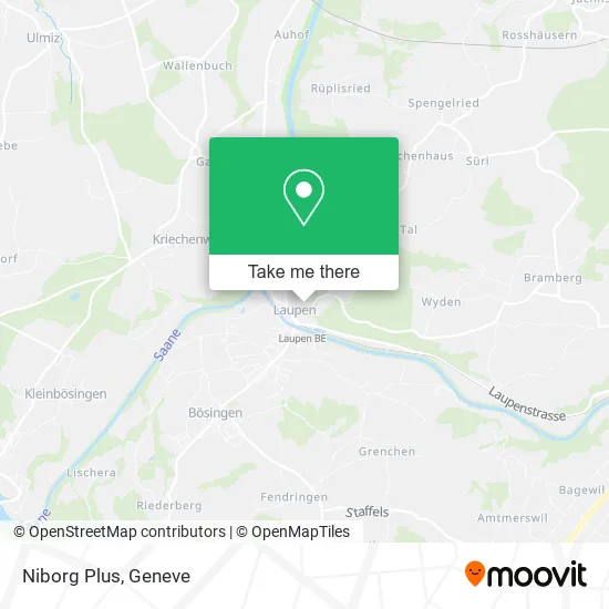 Niborg Plus map