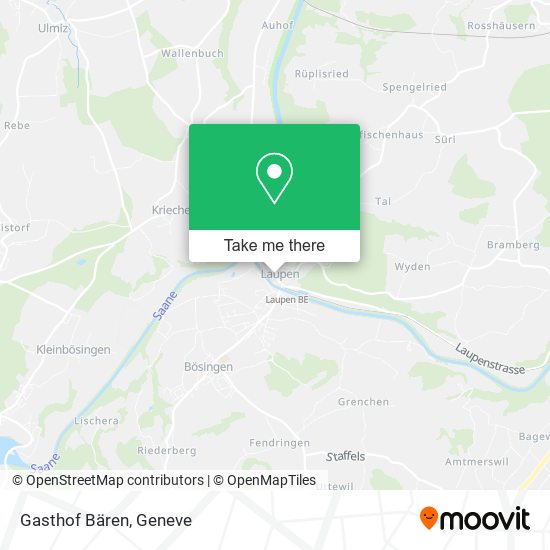 Gasthof Bären map