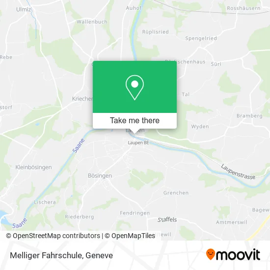Melliger Fahrschule map