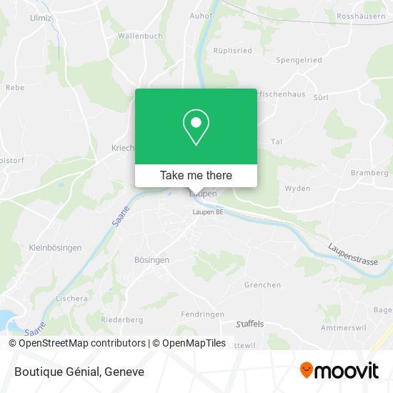 Boutique Génial map