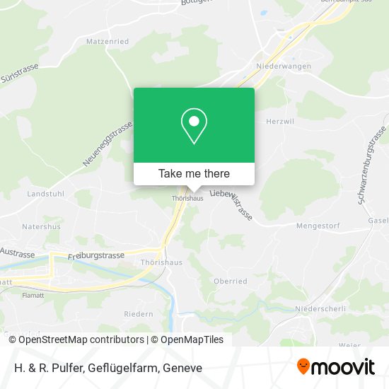 H. & R. Pulfer, Geflügelfarm map