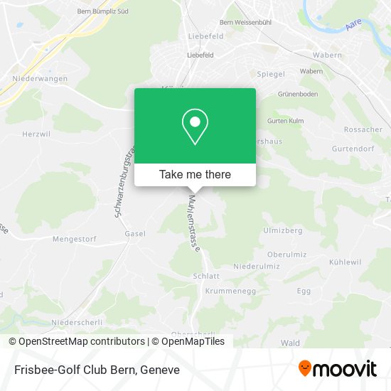 Frisbee-Golf Club Bern map