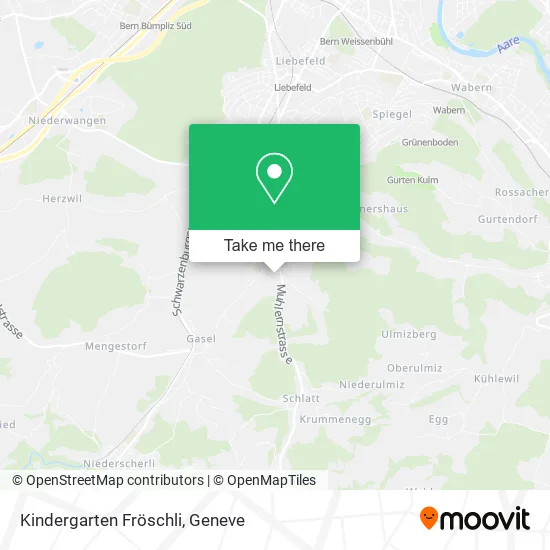 Kindergarten Fröschli map