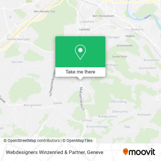 Webdesigners Winzenried & Partner map