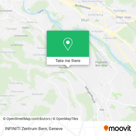 INFINITI Zentrum Bern map