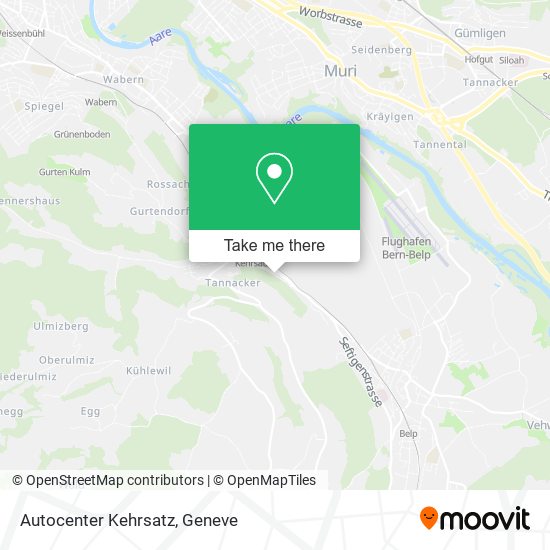 Autocenter Kehrsatz map