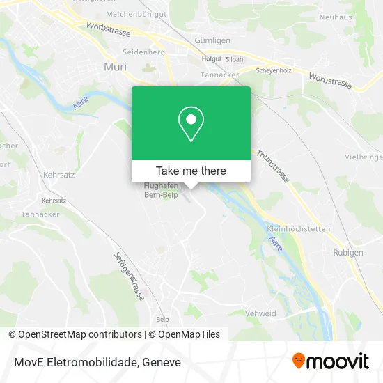 MovE Eletromobilidade map