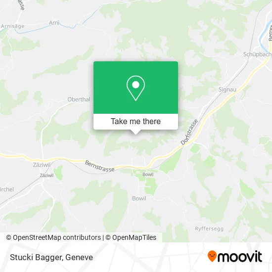 Stucki Bagger map