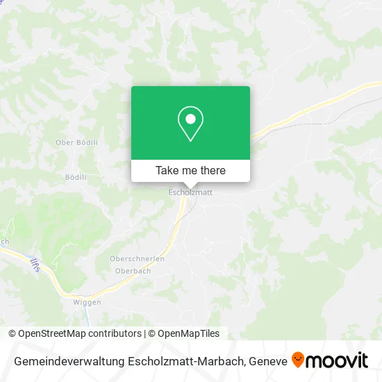 Gemeindeverwaltung Escholzmatt-Marbach map
