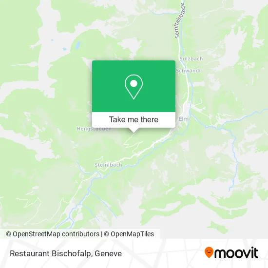 Restaurant Bischofalp map