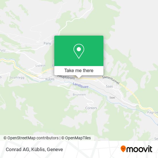 Conrad AG, Küblis map