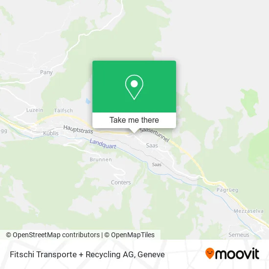 Fitschi Transporte + Recycling AG map