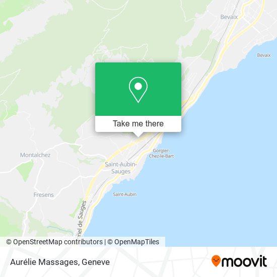 Aurélie Massages map