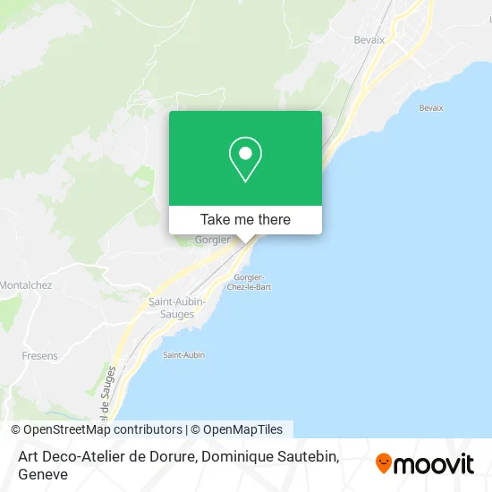 Art Deco-Atelier de Dorure, Dominique Sautebin map