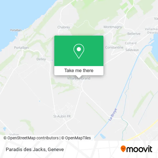 Paradis des Jacks map