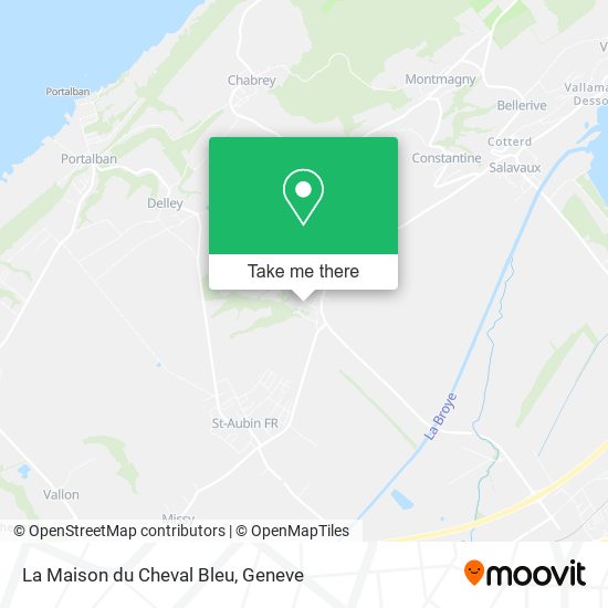 La Maison du Cheval Bleu map