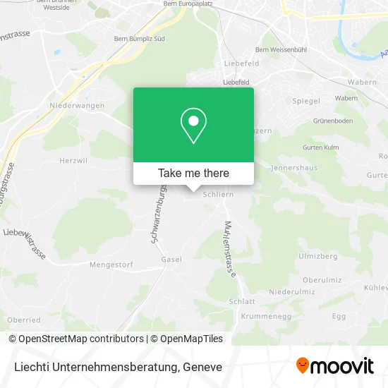 Liechti Unternehmensberatung map