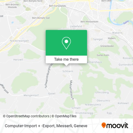 Computer-Import + -Export, Messerli map